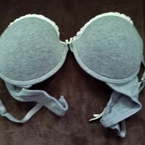 Aerie Paige Gray Padded Tshirt Bra 36B